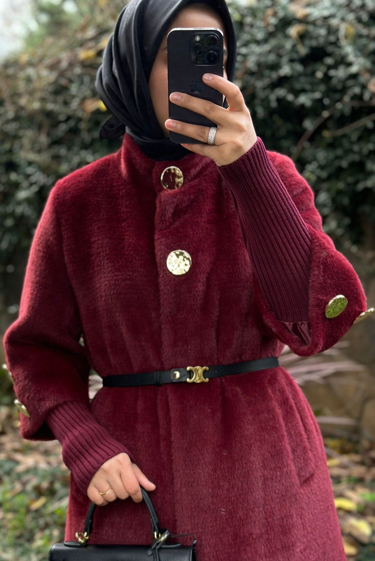 Yeni Sezon Angora Kaban Bordo