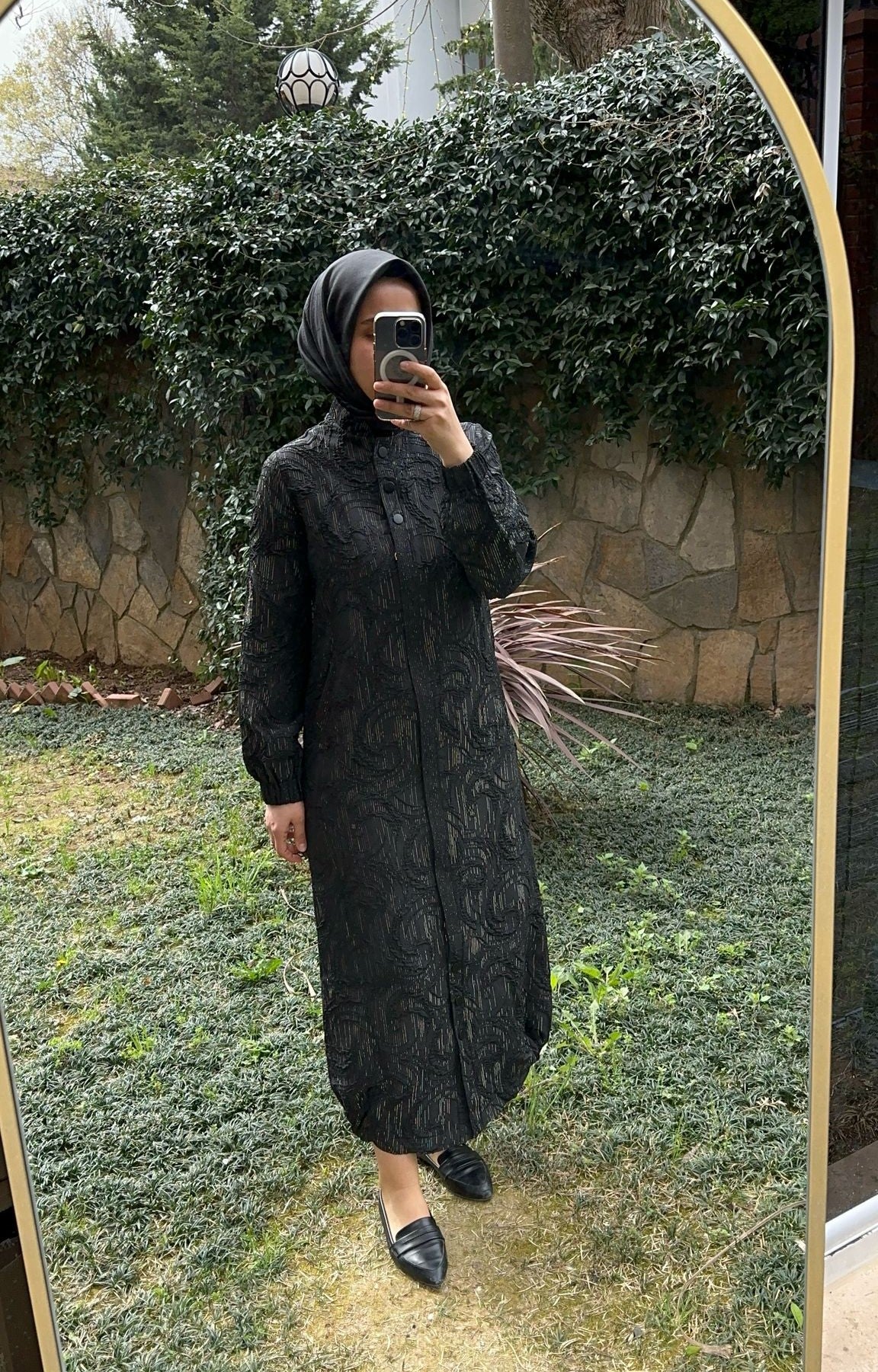 Yeni Sezon Çıtçıt Detaylı Kap Siyah