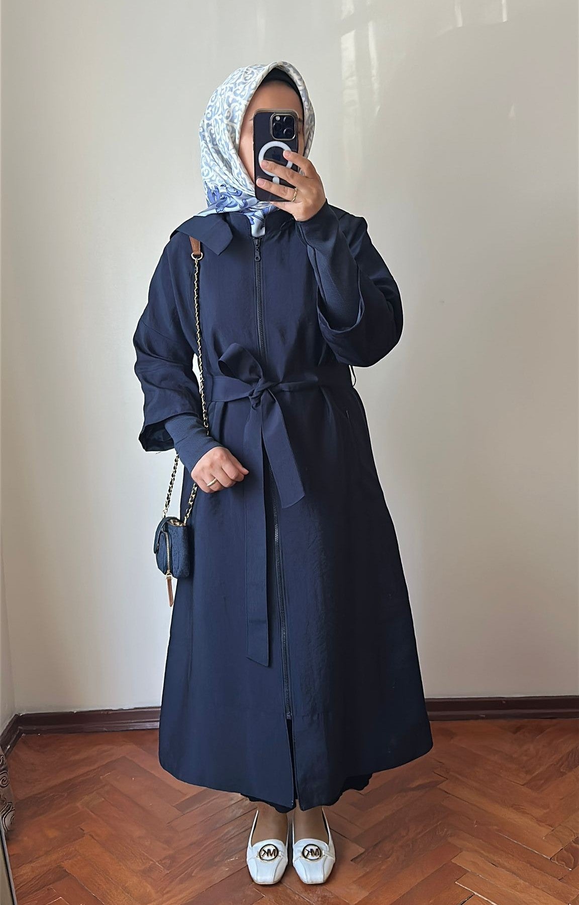 Yeni Sezon Trençkot 856 Lacivert